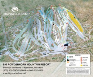 Big Powderhorn Mountain Trail Map