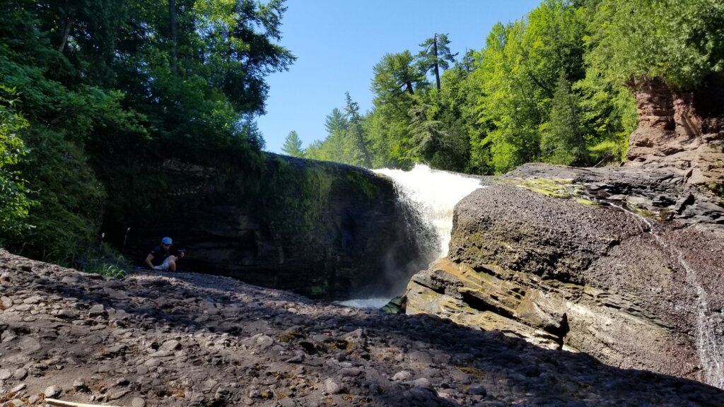 upper peninsula waterfalls