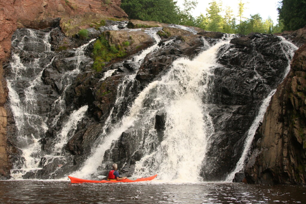 upper peninsula waterfalls