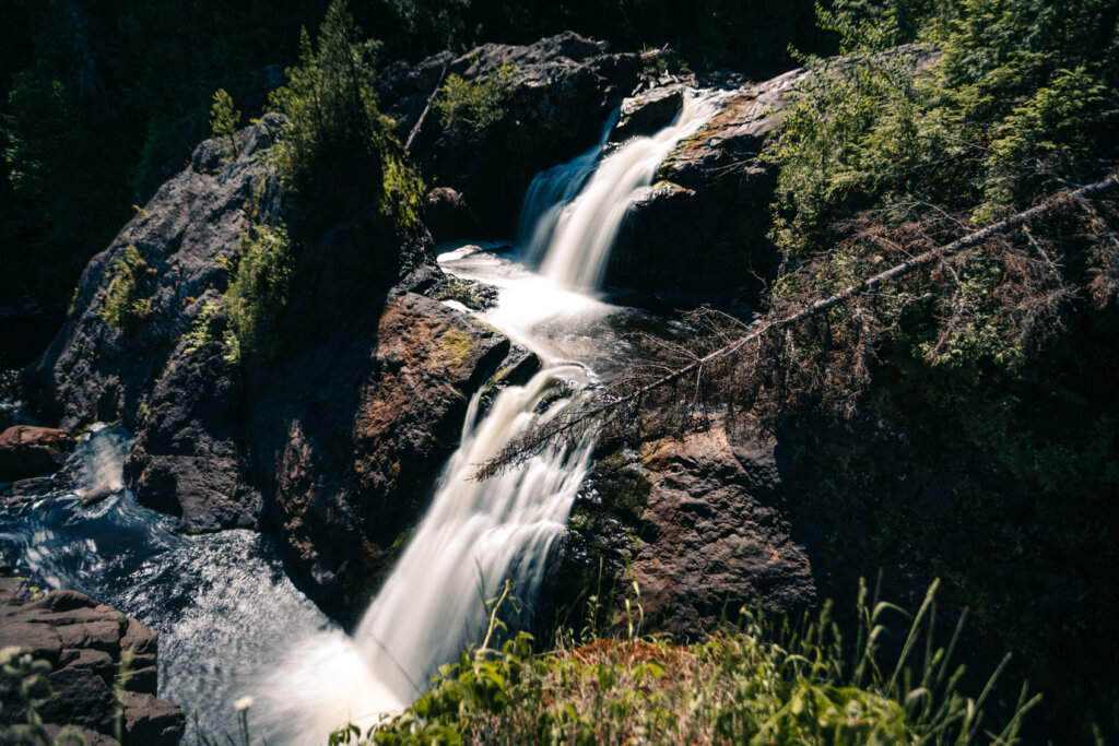 upper peninsula waterfalls