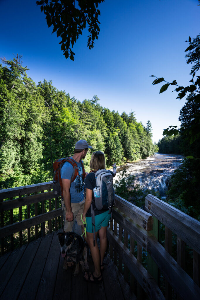 upper peninsula waterfalls