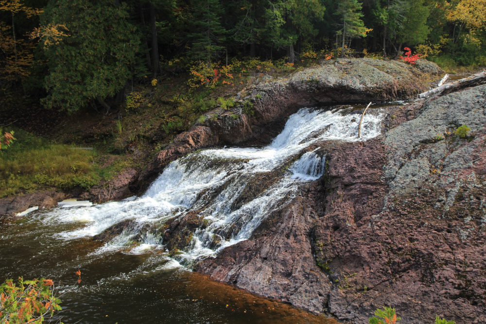 upper peninsula waterfalls